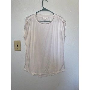 Athleta White Short Sleeve Top